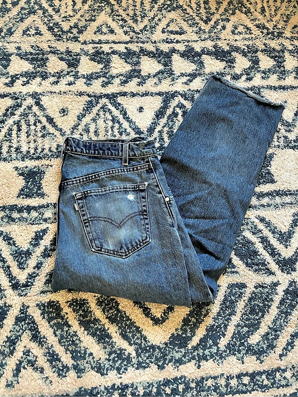 Levi's Straight Leg Jeans loose baggy Blue